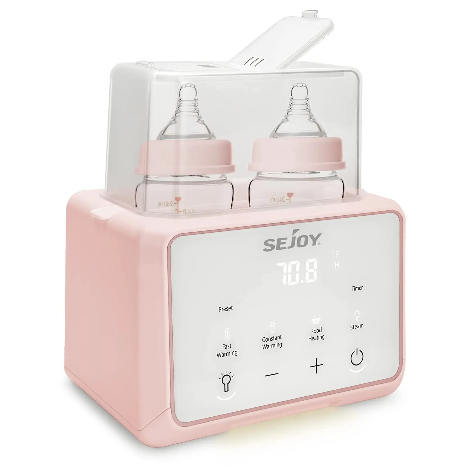SEJOY Bottle Warmer, 6 in 1,breastmilk and Formula Milk Warmer, Baby Food Heating, Baby Water Warmer, Breast Feeding Essentials - Image 4