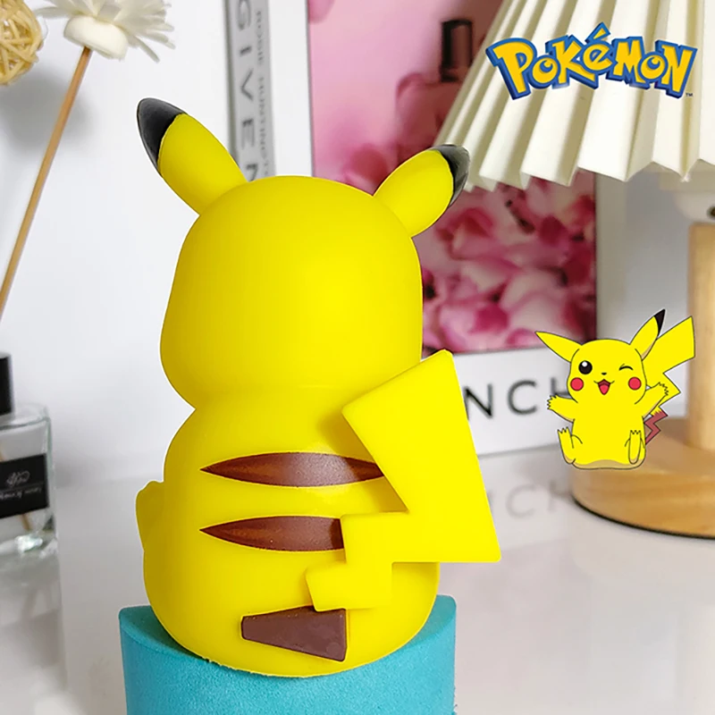 Genuine Pokemon elf Night Light Figure Pikachu Eevee Psyduck Bulbasaur Jirachi Bedside Lamp Bedrooms Children Toys Christmas Gif - Image 13