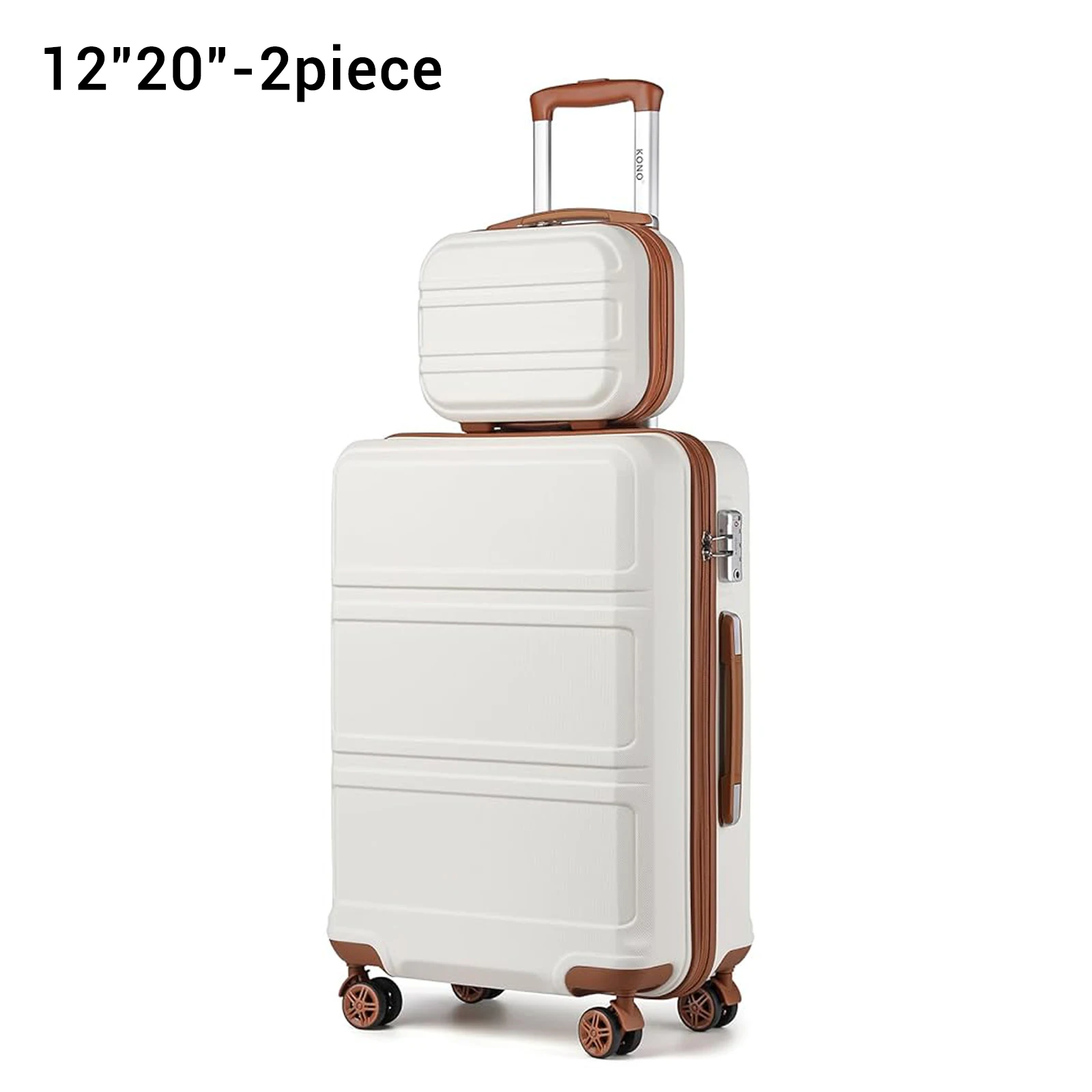 KONO 2/4/6-piece beauty case box cosmetics case hand luggage toilet bag travel bag luggage set - Image 23