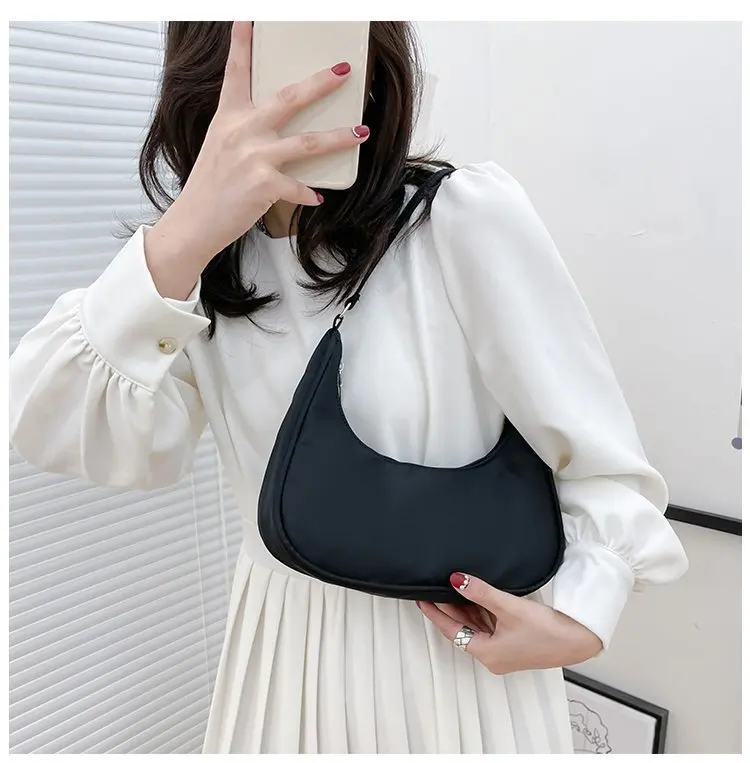 Fashionable Shoulder Underarm Bag Light Small Solid Color Satchel Stylish Women Tote Bag, Suitable for Daily Work Outdoor Party - Image 25
