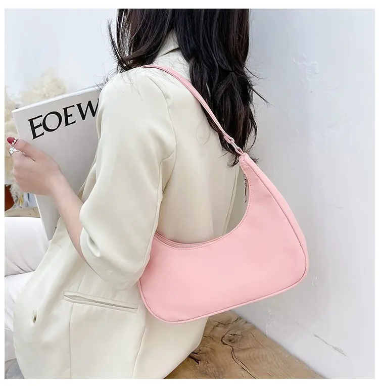 Fashionable Shoulder Underarm Bag Light Small Solid Color Satchel Stylish Women Tote Bag, Suitable for Daily Work Outdoor Party - Image 37