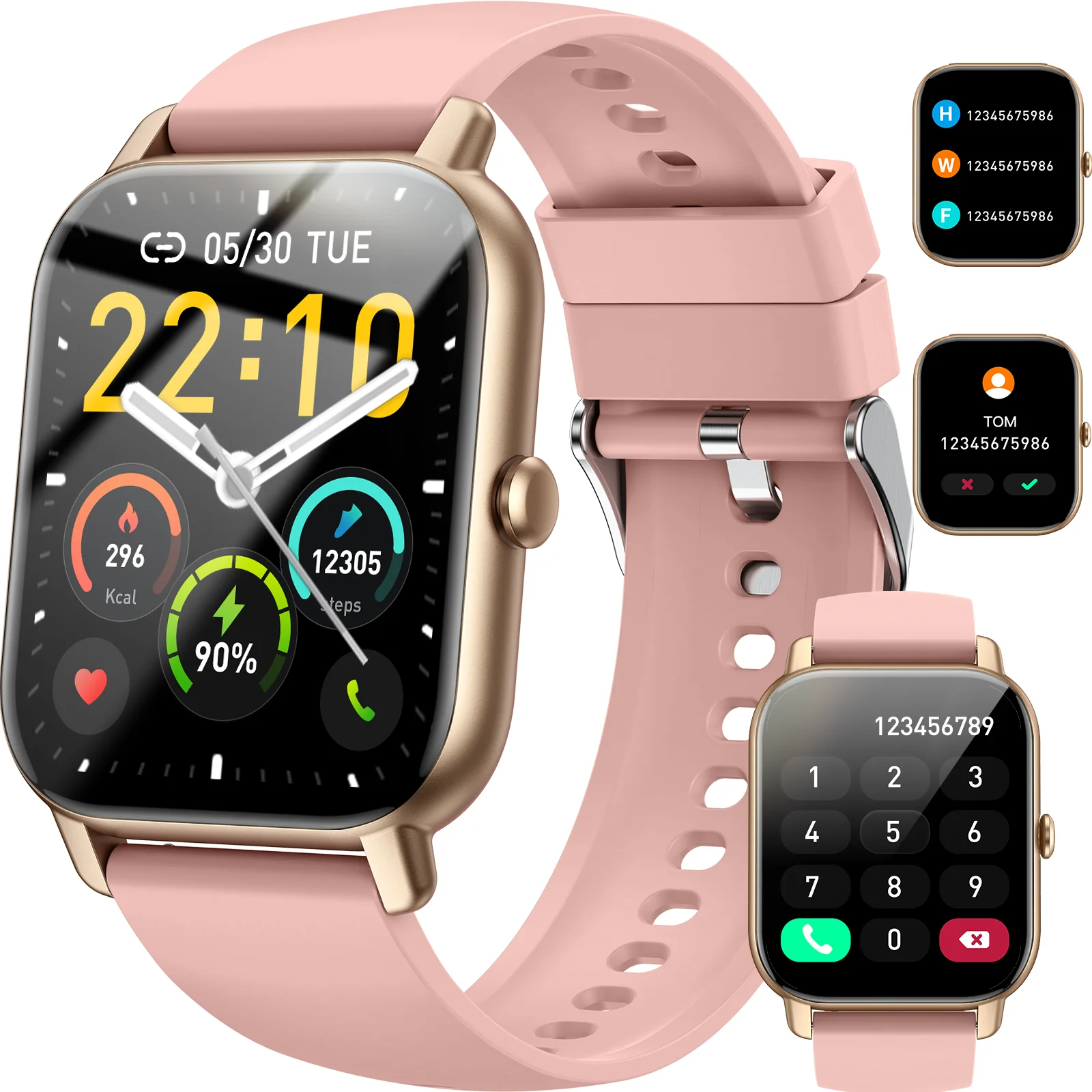 Smart Watch, 1.85" Smartwatch for IP68 Waterproof, 110+ Sport Modes, Fitness Activity Tracker, Heart Rate Sleep Monitor. - Image 6