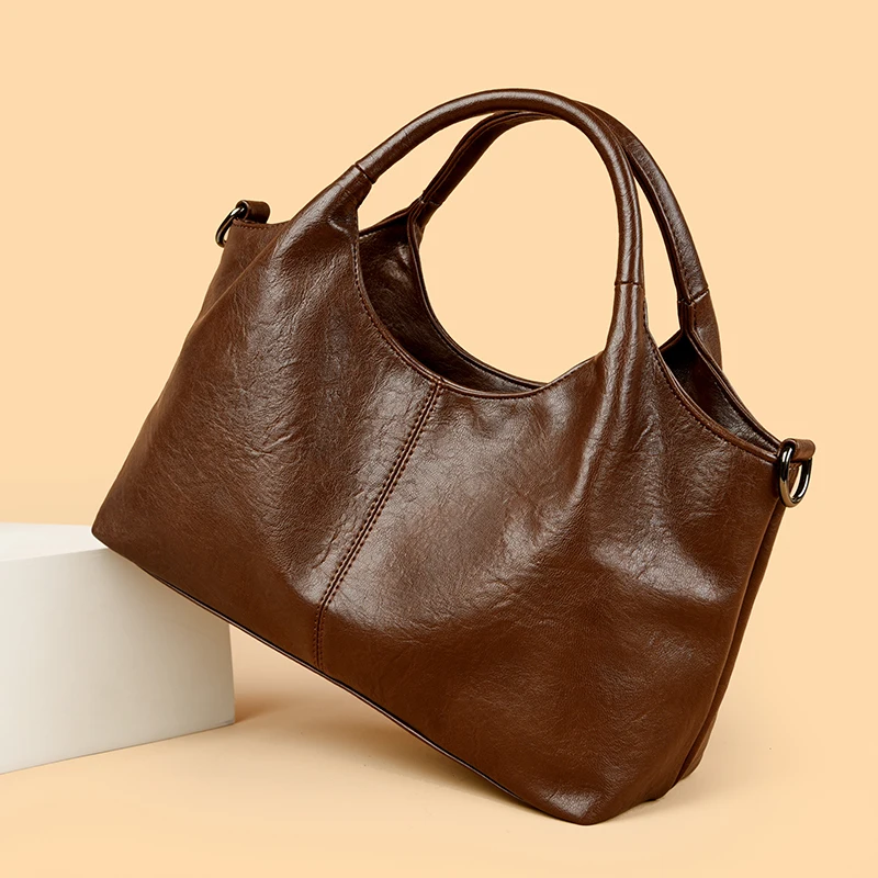 High Quality Large capacity Leather Women Tote Bag Designer Soft Leather Ladies Shoulder Crossbody Bag Fashion Female Handbags - Image 22