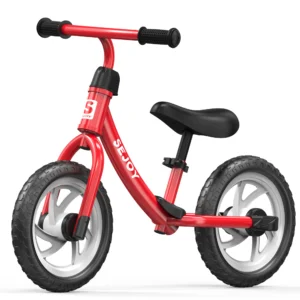 SEJOY Balance Bike  for Kids Childrens 12" Wheels Outside Bike Toy Scooter Saddle Height Adjustable For Ages 3-6 Years Old