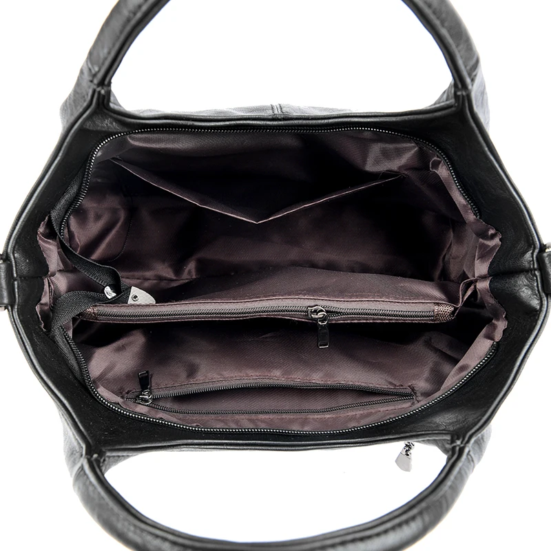 High Quality Large capacity Leather Women Tote Bag Designer Soft Leather Ladies Shoulder Crossbody Bag Fashion Female Handbags - Image 36