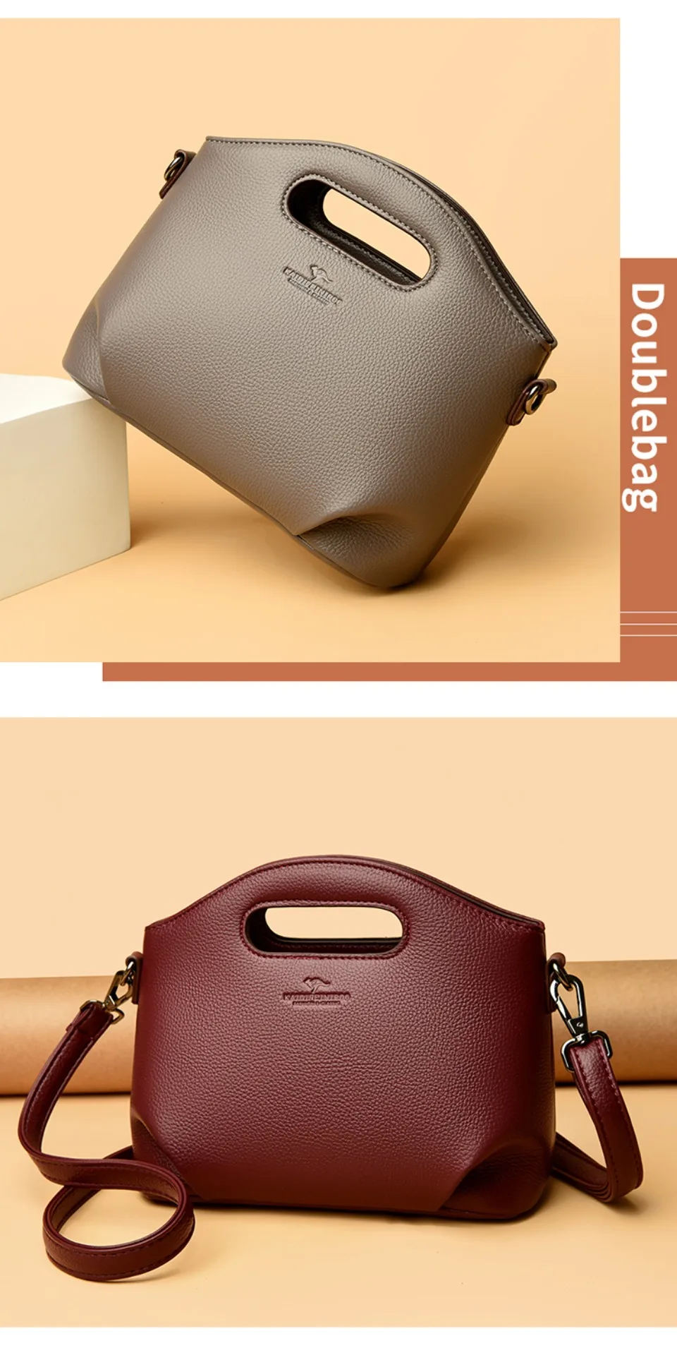 Genuine Brand Luxury Handbags Women Bags Designer Top Quality Soft Leather Small Casual Tote Bags For Women Shoulder Bag Winter - Image 23